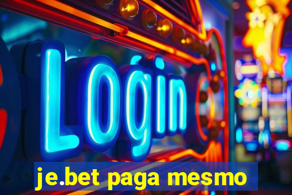 je.bet paga mesmo